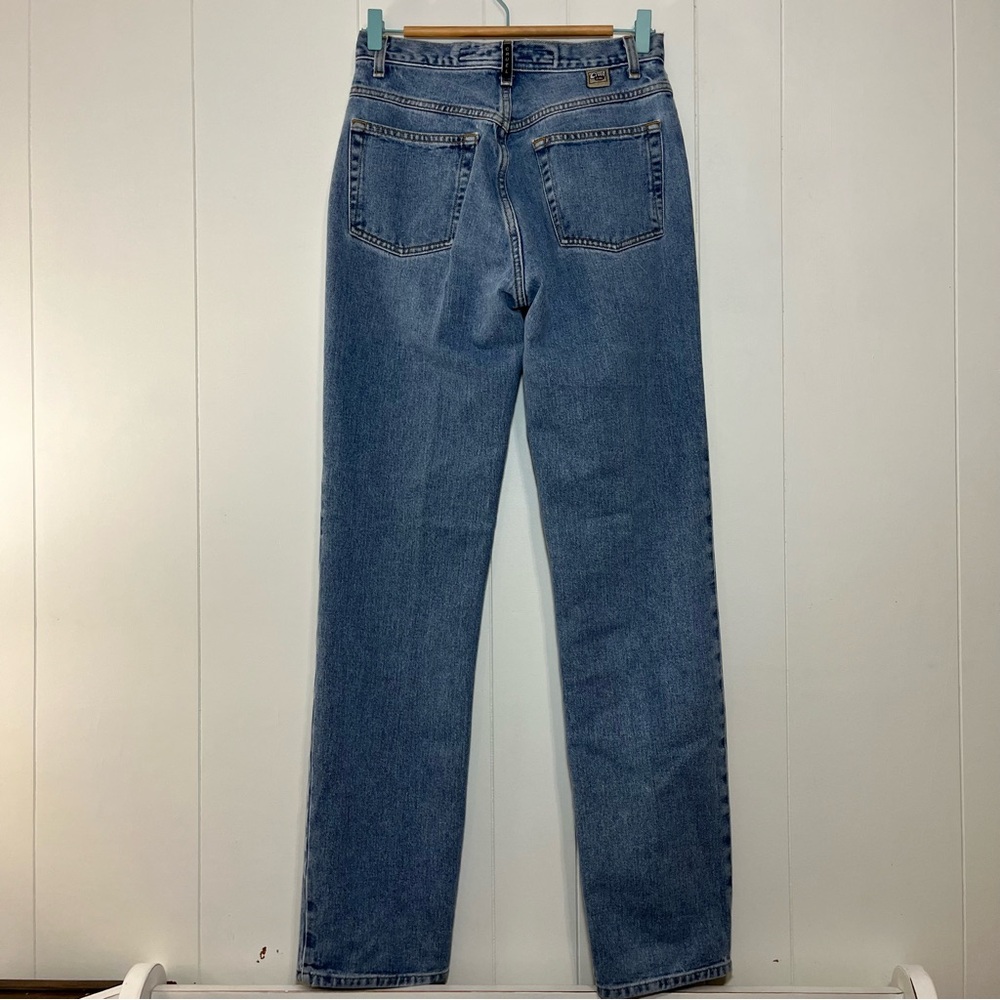Cruel Girl Slim Fit Medium Wash Straight Leg Jeans Size 9 Long Retro Butter Mom - Picture 3 of 10